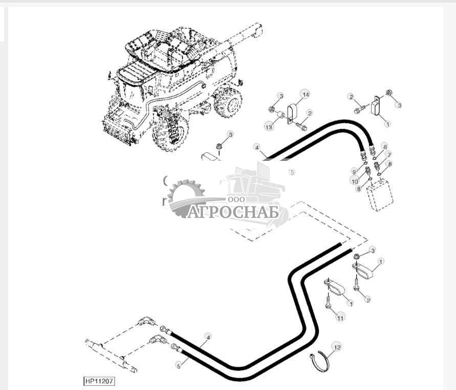 Contour Master Hydraulic Hoses 